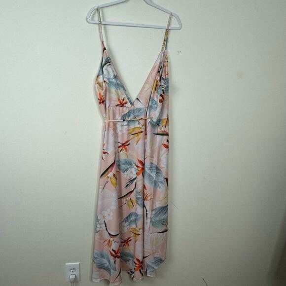 Show Me Your Mumu Meghan Wrap Dress - Pink Paradise Party NWT Size 3XL - Picture 6 of 10